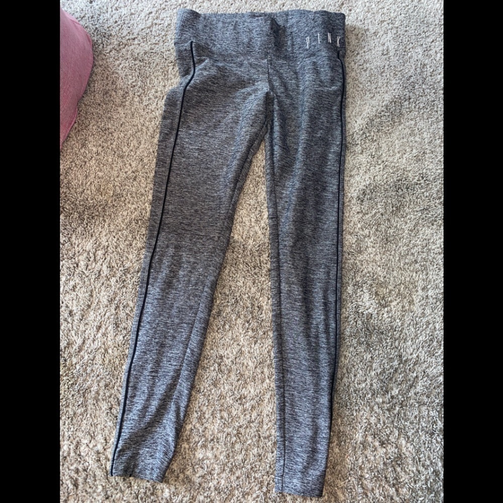 Pink VS gray Yoga leggings Small